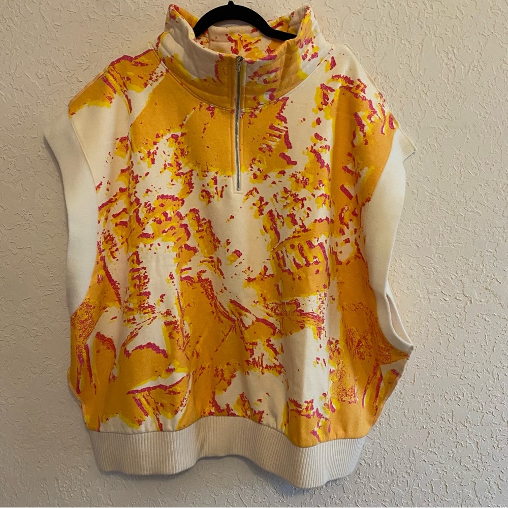 Making the Cut Women’s Drop Sleeve Boxy Half Zip Sweatshirt Size 3X NWOT